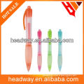 color promotion advertising roller plastic ball pen
